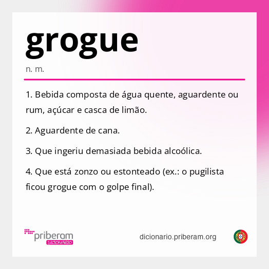 Significado de grogue