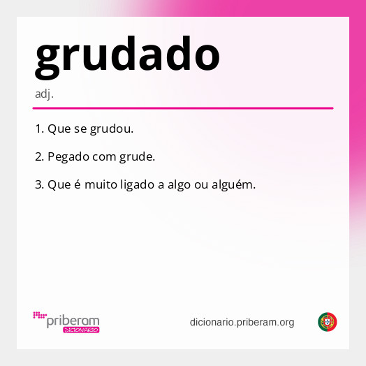 Significado de grudado