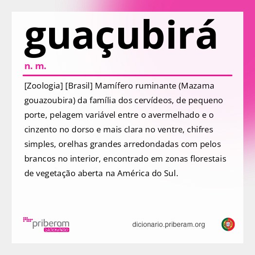 Significado de guaçubirá