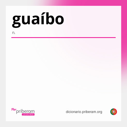 Significado de guaíbo