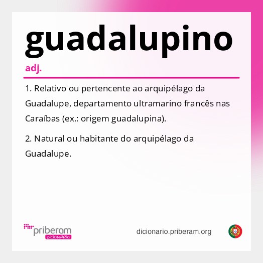 Significado de guadalupino
