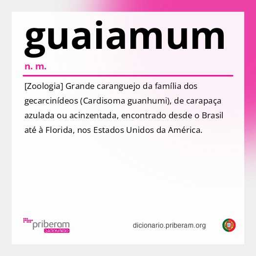 Significado de guaiamum