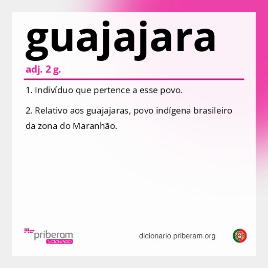 Significado de guajajara