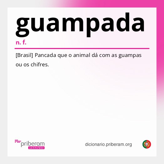 Significado de guampada