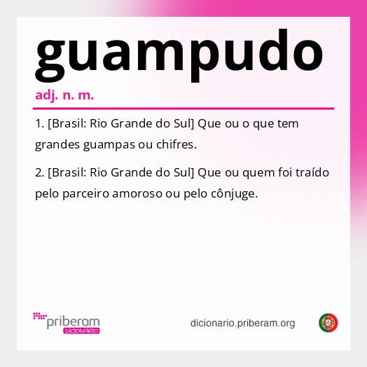 Significado de guampudo