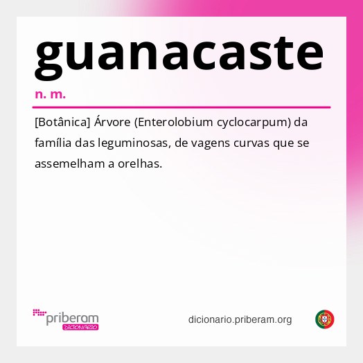 Significado de guanacaste