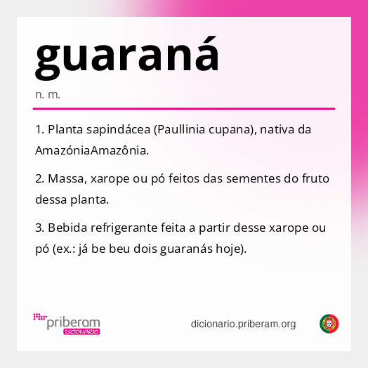 Significado de guaraná