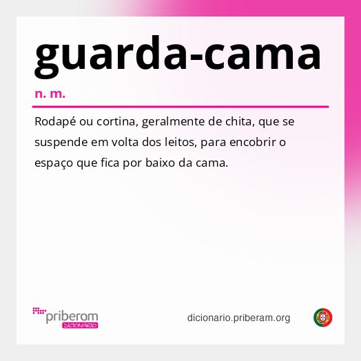 Significado de guarda-cama