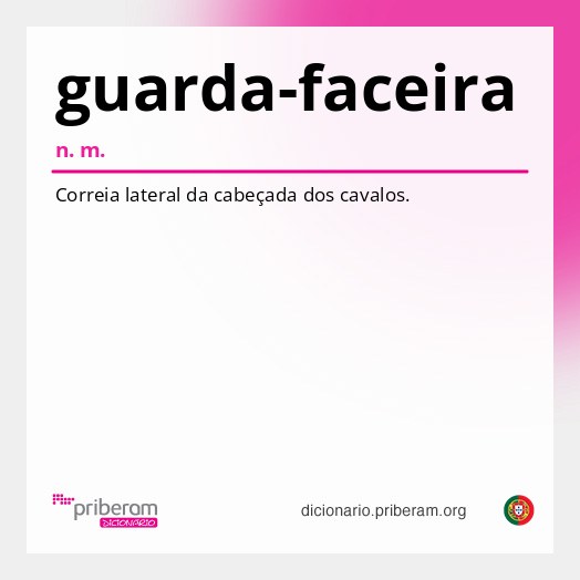 Significado de guarda-faceira