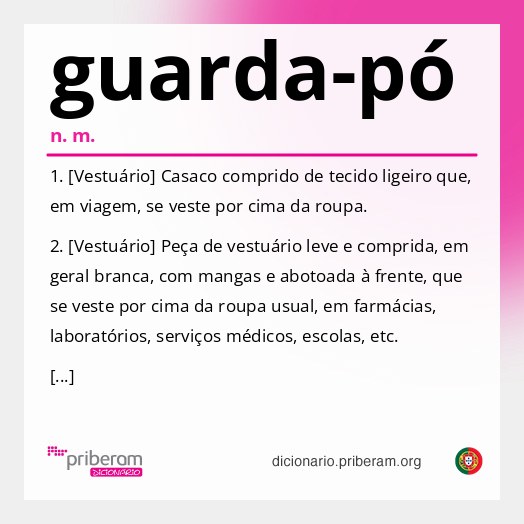 Significado de guarda-pó