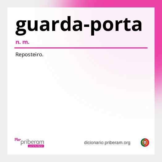 Significado de guarda-porta