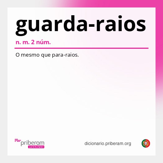 Significado de guarda-raios