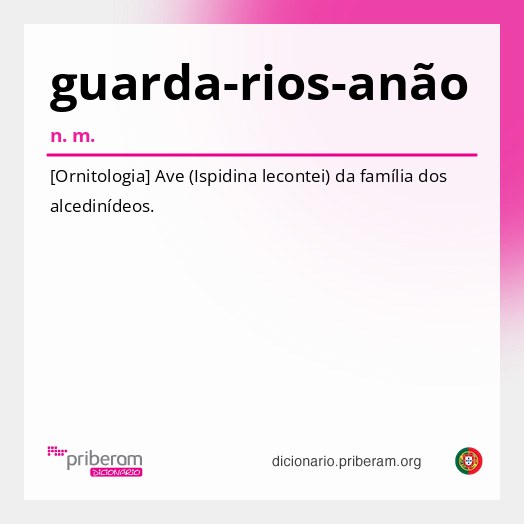 Significado de guarda-rios-anão