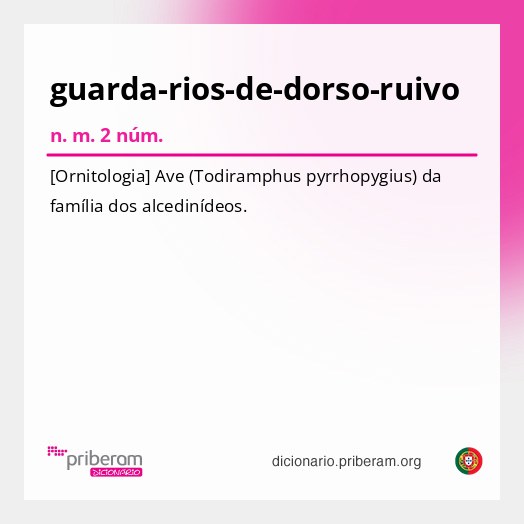 Significado de guarda-rios-de-dorso-ruivo