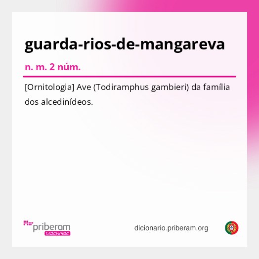 Significado de guarda-rios-de-mangareva