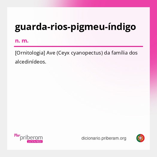 Significado de guarda-rios-pigmeu-índigo