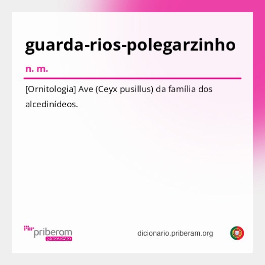 Significado de guarda-rios-polegarzinho
