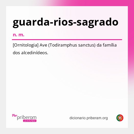 Significado de guarda-rios-sagrado