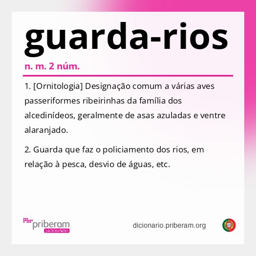 Significado de guarda-rios