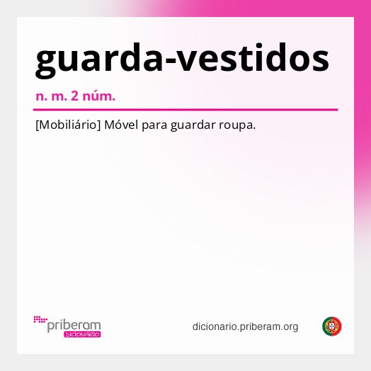 Significado de guarda-vestidos