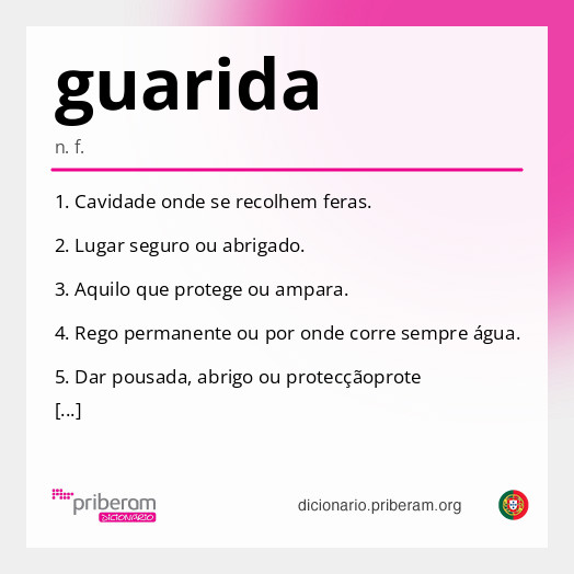 Significado de guarida