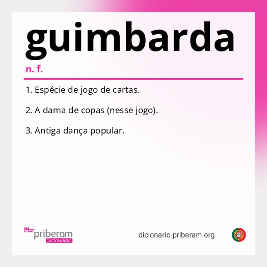 Significado de guimbarda