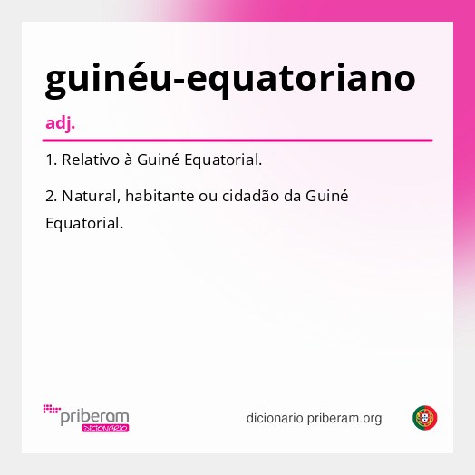 Significado de guinéu-equatoriano