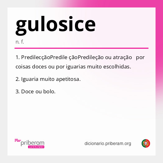Significado de gulosice
