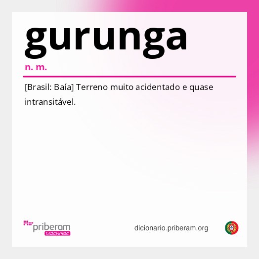 Significado de gurunga