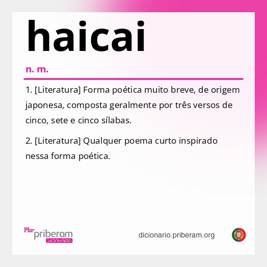 Significado de haicai