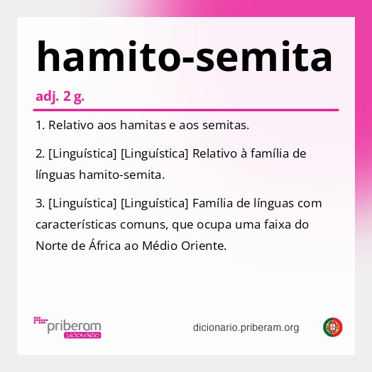 Significado de hamito-semita