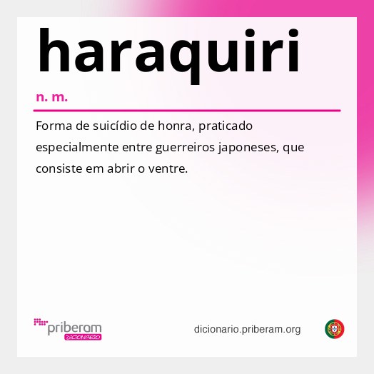 Significado de haraquiri