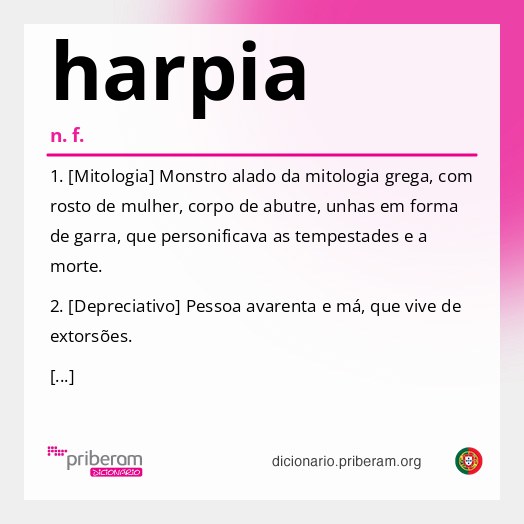 Significado de harpia