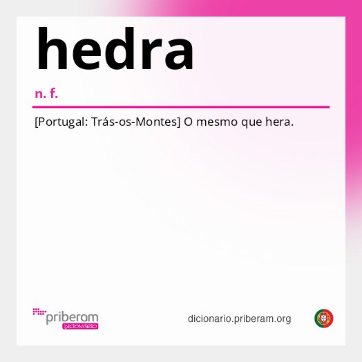 Significado de hedra