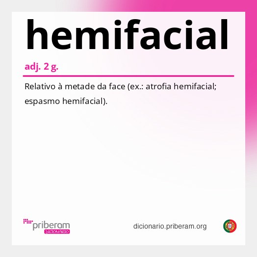 Significado de hemifacial