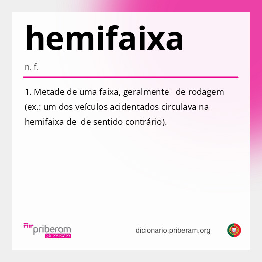 Significado de hemifaixa