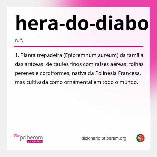 Significado de hera-do-diabo