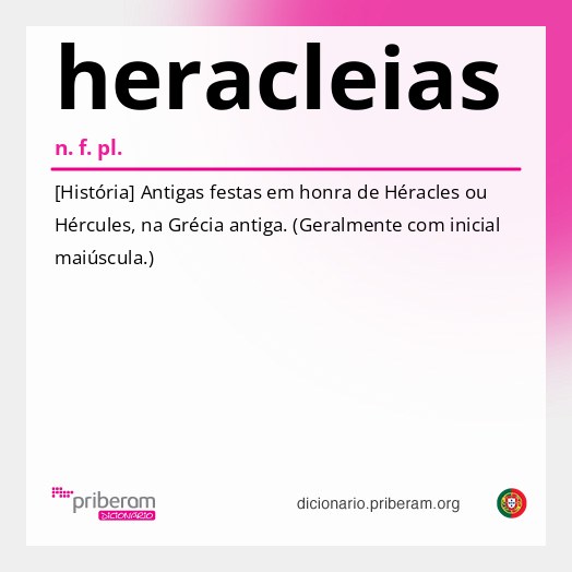 Significado de heracleias