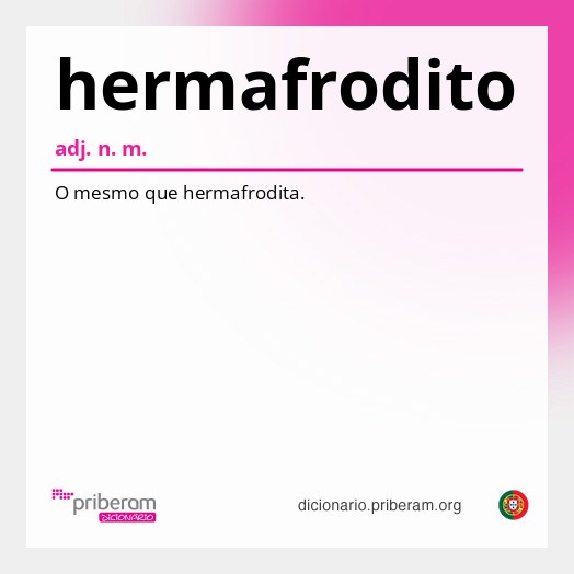 Significado de hermafrodito