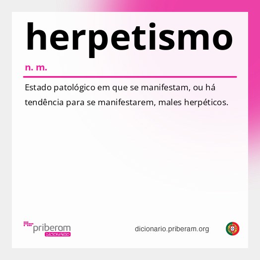 Significado de herpetismo