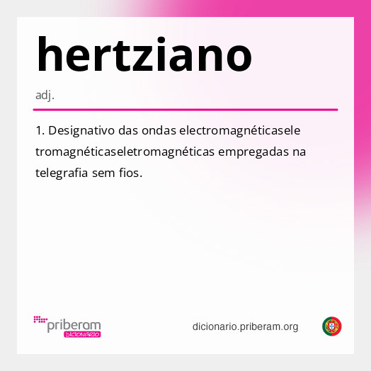 Significado de hertziano