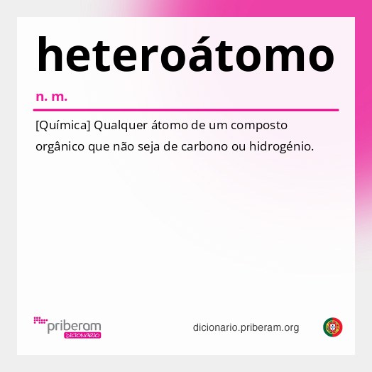 Significado de heteroátomo