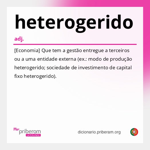 Significado de heterogerido