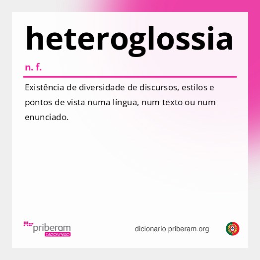 Significado de heteroglossia