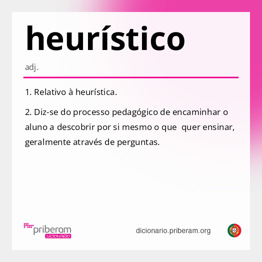 Significado de heurístico