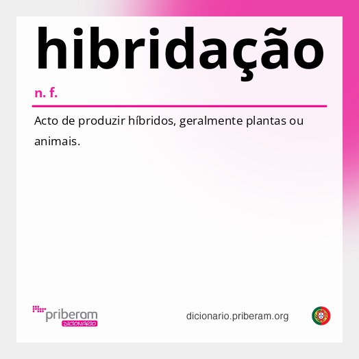 Significado de hibridação