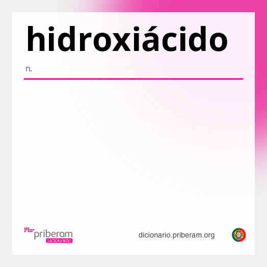 Significado de hidroxiácido