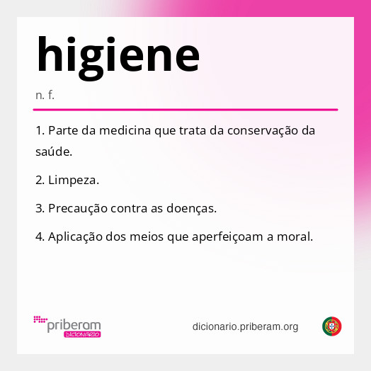 Significado de higiene