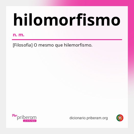 Significado de hilomorfismo