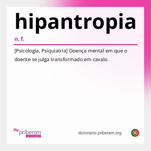 Significado de hipantropia